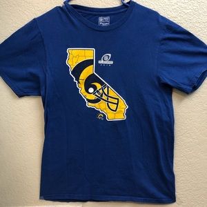 NFL LA RAMS SMALL BLUE TSHIRT